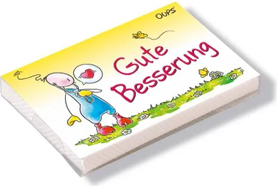 Produktbild von Oups Kärtchenbox  -  Gute Besserung