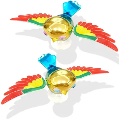 Image de 2 pièces d'accessoires pour voiture, décoration intérieure : rouge et vert, avec des yeux interchangeables