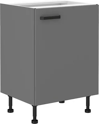 Obrázek produktu pro Dolní jednodveřová skříňka NELJA - šířka 60 cm, antracit