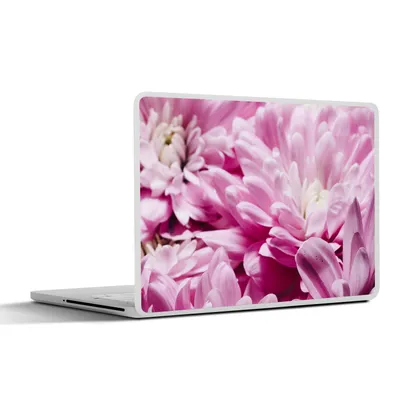 Produktbild von MuchoWow® Laptop Aufkleber Sticker Cover Blumen - Rosa - Natur 31x22.5 cm - Laptop-Deko