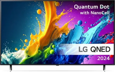 Produktbild von LG QNED 75QNED80T6A, 190,5 cm (75"), 3840 x 2160 Pixel, QNED, Smart-TV, WLAN, Schwarz