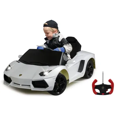 Produktbild von Jamara Elektroauto Kinder Ride-on Lamborghini Aventador weiß