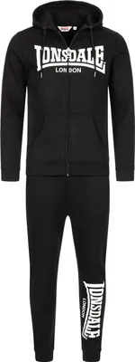 Obrázok produktu pre Pánska tepláková súprava s kapucňou slim fit FEENY Black/White S Lonsdale