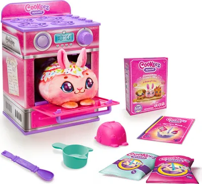 Zdjęcie produktu dla Cookeez Makery - Zestaw do zabawy z piekarnikiem (ciasto cynamonowe/różowe)