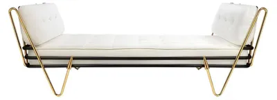 Immagine prodotto di Chaiselongue Longchair Lounge Relax Lounger Poltrona Divano Divano Chaise Pelle