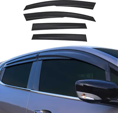 Immagine prodotto di 4x paravento parapioggia per Renault Clio hatchback 2012-2019 acrilico scuro