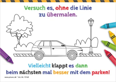 Productafbeelding van PRICARO Flyer "Slechte parkeeractie", A6, 50 stuks