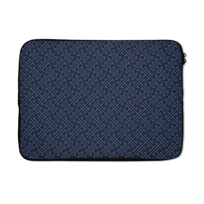 Produktbild von MuchoWow® Laptop Hülle 14 ZollJapanisch - Muster - Geometrie Laptoptasche - Laptoptasche - Stoßsicher - Schutzhaube