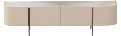Productafbeelding van Beige TV-kast – Houten TV-meubel en dressoir voor uw woonkamer