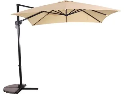 Produktbild von Lesli Living - Sonnenschirm zum Aufklappen Libra - Beige - 250x250cm