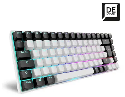 Image de Sharkoon Gaming Tastatur Skiller SGK50S3 weiß-gelb        DE
