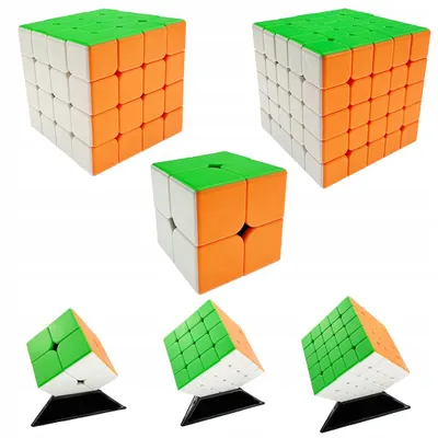 Produktbild von MoYu Zauberwürfel Set 2x2 4x4 5x5 Original mit Ständern