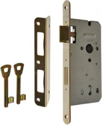 Produktbild von GERDA ZW100 72/50 Schlüsseltürschloss, goldverzinkt