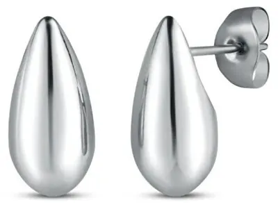 Obrázok produktu pre Náušnice z ocele v tvare kvapky, Lurea Silver