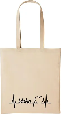 Produktbild von Huuraa Baumwollbeutel Idaho Geschenk Einkaufstasche Natural 10 Liter Baumwolle Idaho Accessoire
