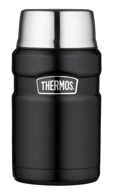 Zdjęcie produktu dla Termos King Food Jar XL 710 ml czarny matowy