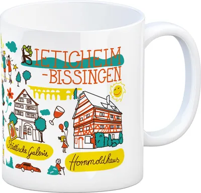 Produktbild von Bietigheim-Bissingen Wimmelbild Kaffeebecher