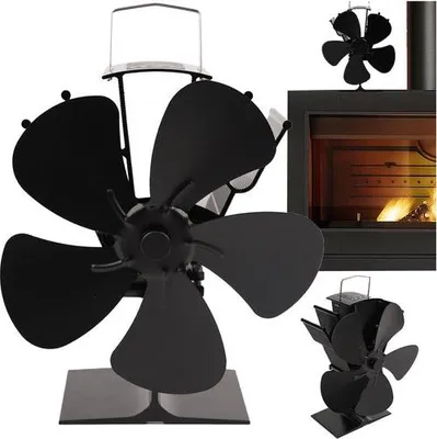 Obrázok produktu pre Krbový ventilátor, 5 lopatiek s tepelným pohonom