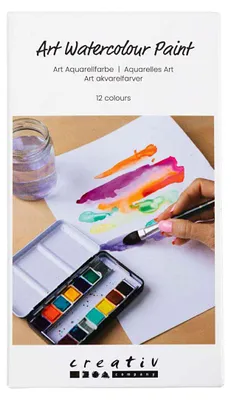 Immagine prodotto di Creativ Company Set di acquerelli Fiori e paesaggi 12 colori