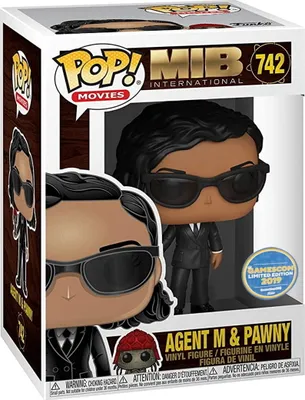 Produktbild von MIB Man in Black - Agent M & Pawny 742 Gamescom Limited Edition 2019 - Funko Pop! - Vinyl Figur
