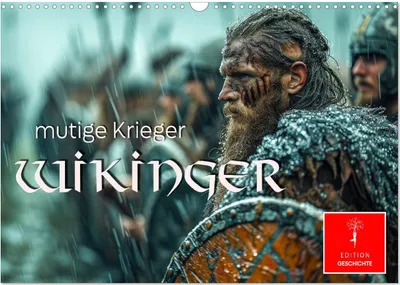 Produktbild von Wikinger - mutige Krieger (Wandkalender 2025 DIN A3 quer), CALVENDO Monatskalender