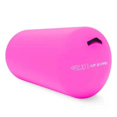 Produktbild von 4FIZJO Air Barrel Gymnastikrolle, aufblasbar, PVC, inkl. Pumpe, Trainingsrolle, Rosa