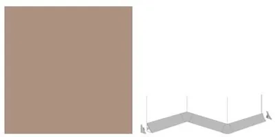 Produktbild von Getalit Innenecke 90° Plus 35 x 35 x 35 mm, grau-braun
