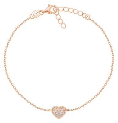Produktbild von Romantisches Bronze-Armband mit Herz BR11AR