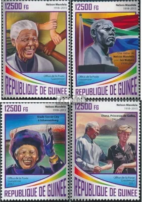 Produktbild von Briefmarken Guinea 2017 Mi 12740-12743 (kompl. Ausgabe) postfrisch Nelson Mandela