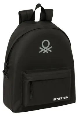 Immagine prodotto di Zaino nero Benetton 42 cm