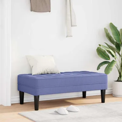Image de Best Möbel Banc Jeans bleu 113 x 57 x 39 cm Tissu - Canapés CL2482925 1parcel