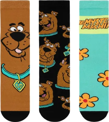 Obrázek produktu pro Scooby Doo - Ponožky pro muže/dámy uni (3 balení) NS9600 (41 EU - 45 EU) (barevné)