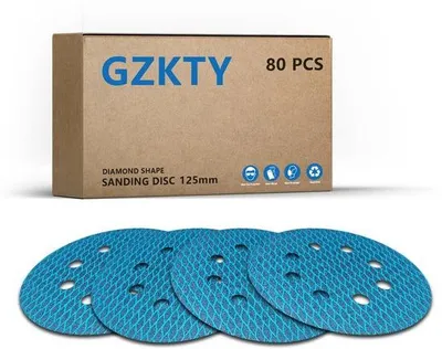 Produktbild von Schleifscheiben 125mm 80 Stück - 600 Körnung für Holz und Auto