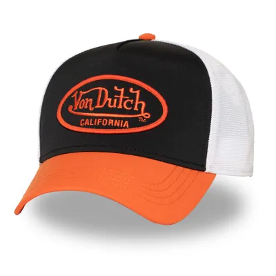 Produktbild von Von Dutch Originals Trucker Cap - 3-COLOR Poly Baseball Mesh Orange