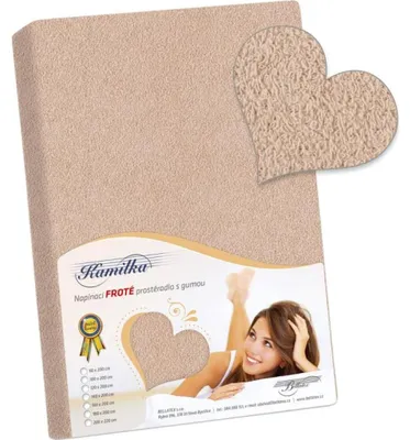 Imagen del producto de Sábana de rizo - Beige - 160x200