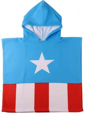 Obrázok produktu pre Froté uterák s kapucňou The Avengers Modrý 55 x 77 cm