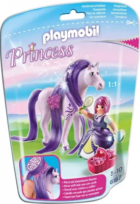 Produktbild von PLAYMOBIL Princess Viola, 5 Jahr(e), Princess Viola with Horse, Mehrfarbig, Kunststoff