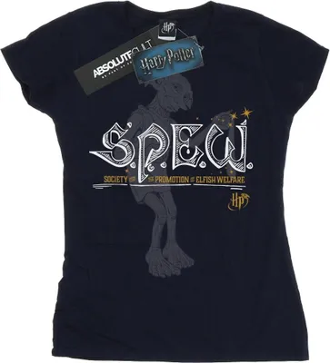 Produktbild von Harry Potter - "Elfish Welfare" T-Shirt für Damen BI23104 (XL) (Marineblau)
