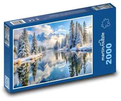 Obrázek produktu pro martinpuzzle - Puzzle 2000 - Zasněžená zimní krajina