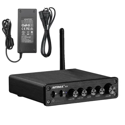 Immagine prodotto di Amplificatore Bluetooth, qualità audio Hi-Fi, 21 watt di potenza digitale, amplificatore A03 (modello per il mercato europeo)