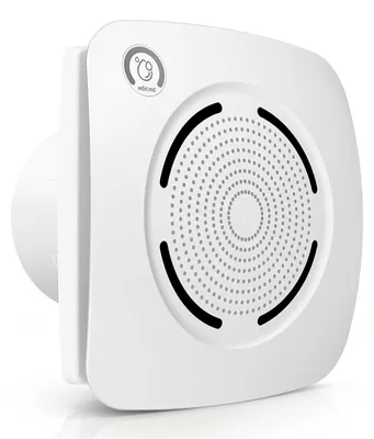 Badventilator 100 mm, mit Hygrostat, 130 m³/h, Weiß
