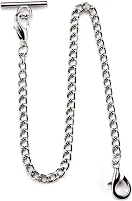 Image de Chaîne de montre de poche, 37,5 cm, argent/or, pour montres