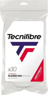 Produktbild von Tecnifibre Pro Players Overgrip 30 Einheiten Weiß  Weiß One Size