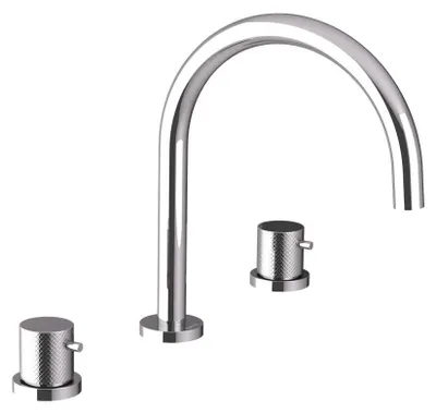 Produktbild von Sapho ULTRASAN 3-Loch Waschtischarmatur, Chrom