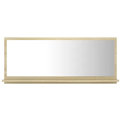 Zdjęcie produktu dla vidaXL Lustro łazienkowe dąb sonoma 90x10,5x37 cm materiał drewnopochodny