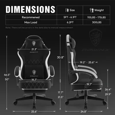 Image de Chaise de bureau - Chaise de bureau ergonomique - Chaise de bureau gaming - Chaise de bureau pivotante