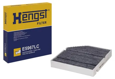 Produktbild von Innenraumfilter Aktivkohlefilter 40 mm HENGST FILTER für u.a. MB C-KLASSE