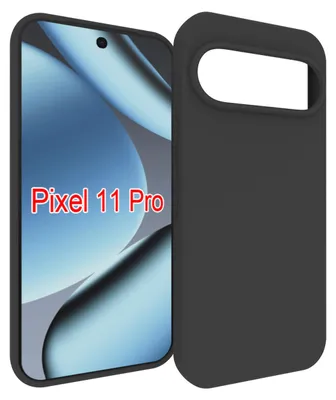 Productafbeelding van MobyDefend Hoesje - Geschikt voor Google Pixel 11 Pro - TPU Backcover - Mat Zwart