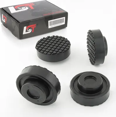 Produktbild von 4x Adapter Wagenheber Aufnahme Hebebühnen Gummiauflage Gummi Ø 64x28mm für VW