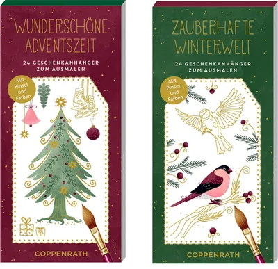 Produktbild von Kreativ-Adventskalender - Wunderschöne Adventszeit / Zauberhafte Winterwelt